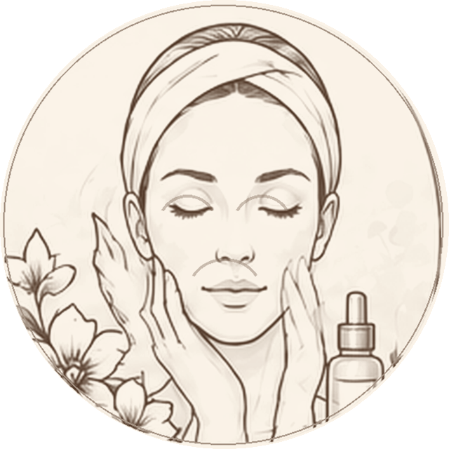 Anti-Aging Facial Massage illustration