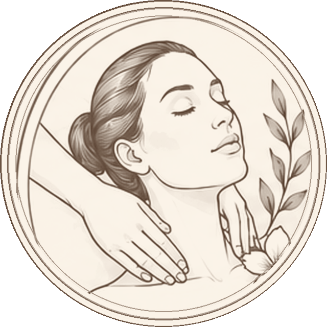 Lymphatic Facial Massage illustration
