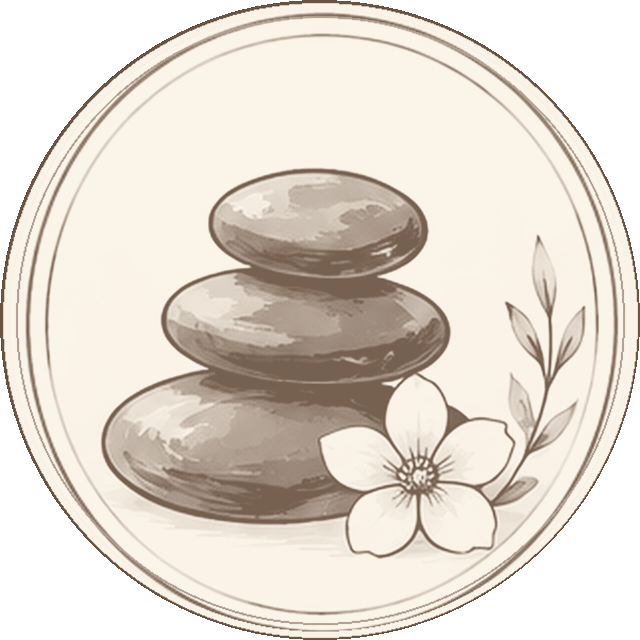 Hot Stone Massage illustration