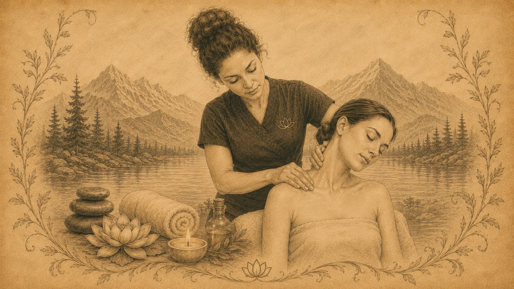 Neck and shoulder massage for drivers and commuters
