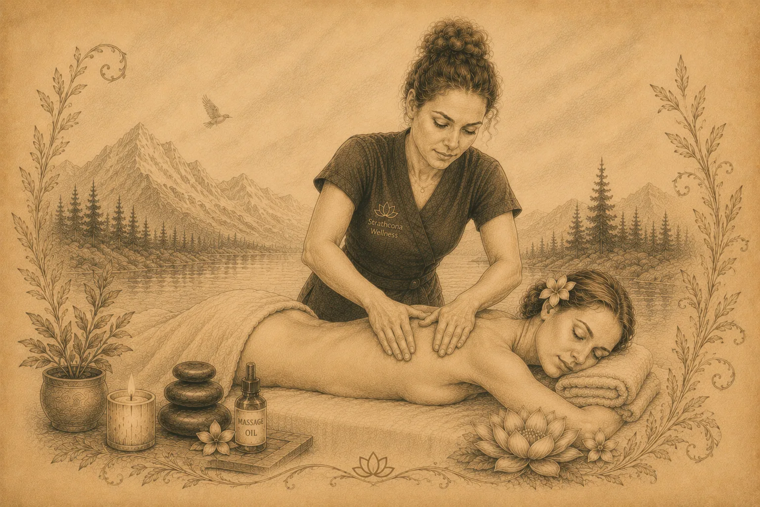 Wellness package planning for massage in Sherwood Park