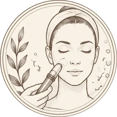 Beauty and facial care illustration