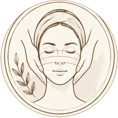 Relaxing Facial Massage illustration